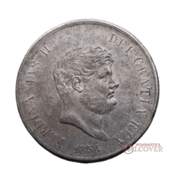 REINO DE LAS DOS SICILIAS Fernando II piastra 120 grana 1854