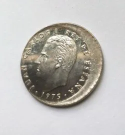 Error o falsa 5 pesetas 1975 Descentrada desplazada SC