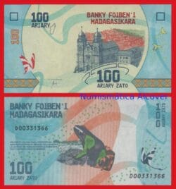 MADAGASCAR 100 Ariary 2017 Pick 97 SC / UNC