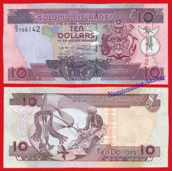 SALOMON SOLOMON ISLANDS 10 Dollars dolares 2005-2009 Pick 27(2)  SC / UNC