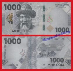 KIRGUISTÁN KYRGYZSTAN 1000 Som 2023 Pick NEW  SC / UNC