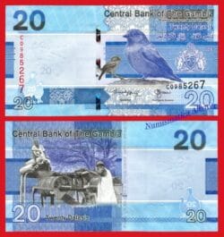 GAMBIA 20 Dalasis 2023  Pick 39c SC  /   UNC