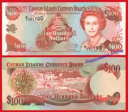 ISLAS CAIMAN 100 Dólares 1996 Pick 20 SC