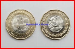 MEXICO MEJICO 20 Pesos 2019 500 Aniv. Fundación Veracruz SC