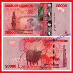 UGANDA 20000 Shillings 2017 Pick 53d  SC