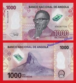 ANGOLA 1000 Kwanzas 2020 (2021) Polímero Pick 162  SC