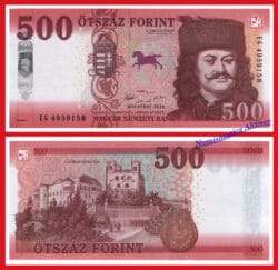 HUNGRIA HUNGARY 500 Forint  2018 2019 NEW DESIGN Pick 202 SC / UNC