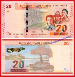BOLIVIA 20 Bolivianos 2018 Pick 249 SC