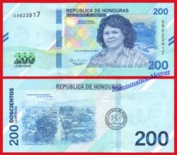 HONDURAS 200 Lempiras 2023 (2026) Bertha Isabel Cáceres Pick Nuevo SC / UNC