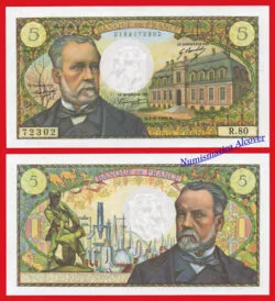 FRANCIA 5 Francos 1968 Pasteur Pick 146b SC