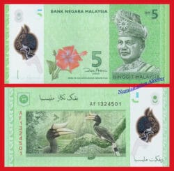 MALASIA  MALAYSIA 5 Ringgit 2011 Polymer Pick 52a SC  /  UNC