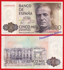 Error 5000 pesetas 1979 Franja sin imprimir - MBC