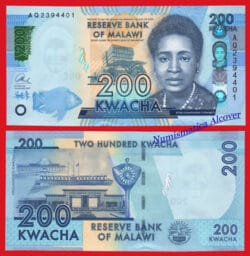 MALAWI 200 Kwacha 2017 Pick 60d SC / UNC