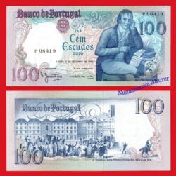 PORTUGAL 100 Escudos 1980 Pick 178a  SC-