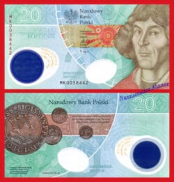 POLONIA 20 Zlotych 2022 (2023) Copérnico Polimero Folder Pick nuevo SC