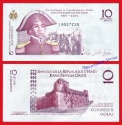 HAITI 10 Gourdes 2012 Pick 272e  SC  /  UNC