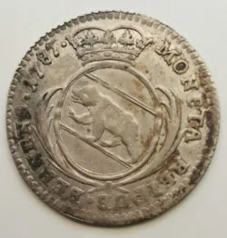 SUIZA BERNA 10 Kreutzers 1787 km#120