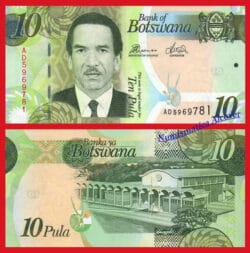 BOTSWANA 10 Pula 2014 Paper Pick 30d  SC