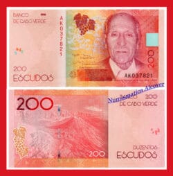 CABO CAPE VERDE 200 Escudos 2019 Pick 76   SC / UNC