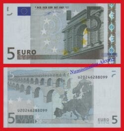 FRANCIA 5 Euros 2002  Firma Duisenberg Pick 1u  L010 SC