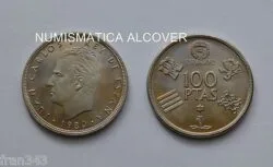 MONEDA DE CIEN 100 PESETAS 1980 *80 Juan Carlos I  km#820 SC