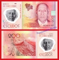 CABO CAPE VERDE 200 Escudos 2014 (2015) Polymer Pick 71  SC / UNC