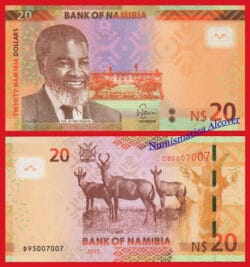 NAMIBIA 20 Dollars dolares 2015 Pick 17 SC  / UNC