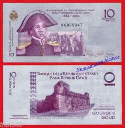 HAITI 10 Gourdes 2014 Pick 272f  SC  /  UNC