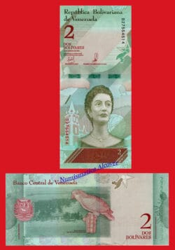 VENEZUELA 2 Bolivares soberanos 2018 Pick 101 SC / UNC