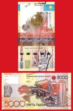 KAZAJISTAN  KAZAKHSTAN 5000 Tenge 2006 Pick 32b  SC  / UNC
