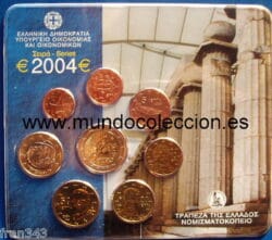 GRECIA CARTERA GREECE 2004 EURO OFFICIAL SET
