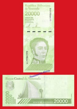 VENEZUELA 20000 Bolívares 2019 Pick 110b SC