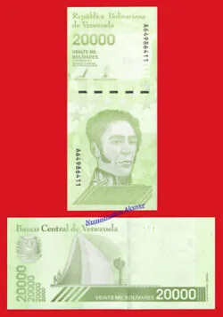 VENEZUELA 20000 Bolívares 2019 Pick 110b SC