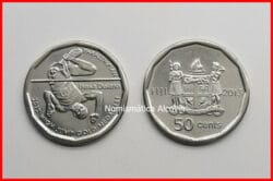 ISLAS FIYI FIJI  50 Céntimos 2013 Juegos Paralímpos km#515  SC