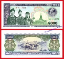 LAOS LAO 1000 Kip 1998 Pick 32Aa  SC  / UNC
