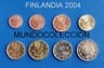 EUROS FINLANDIA 2004 Serie completa SC - FINLAND SET