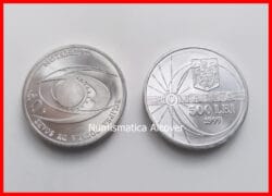 RUMANIA ROMANIA 500 Lei 1999 Eclipse Aluminio km#146
