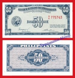 FILIPINAS 50 Centavos 1949 Pick 131  SC