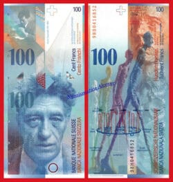 SUIZA 100 Francos 1998 Pick 72c SC