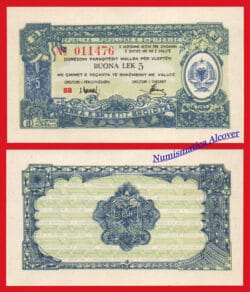 ALBANIA 5 Buona lek 1965 Pick FX25 SC