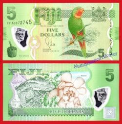 ISLAS FIJI FIDJI 5 Dolares 2012 Pick 115a Polímero SC /  UNC