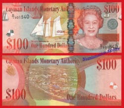CAIMAN ISLAS CAYMAN 100 Dollars dolares 2010 (2011) Pick 43 SC / UNC