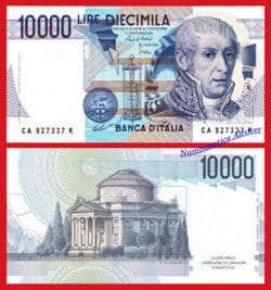 ITALIA 10000 Liras 1984 Volta Pick 112a  SC