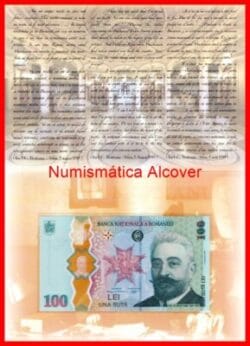 RUMANIA 100 Lei 2019 Conmemorativo en Folder Pick nuevo SC