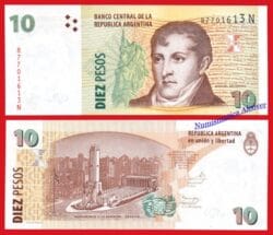 ARGENTINA 10 Pesos 2003 Serie N Pick 354a  SC