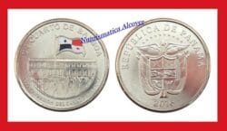 PANAMA 1/4 Balboa 2016 Reversión del Canal en 1999  SC