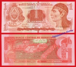 HONDURAS 1 Lempira 2014 Pick New 96 SC / UNC
