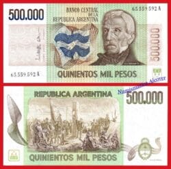 ARGENTINA 500000 Pesos 1980-1983 General San Martín Pick 309  SC
