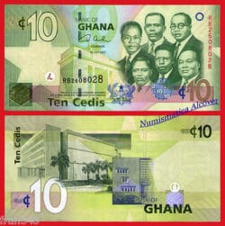 GHANA 10 Cedis 2007 Pick 39a  SC