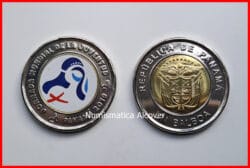 PANAMA 1 Balboa 2019 Día Mundial de la Juventud Color SC